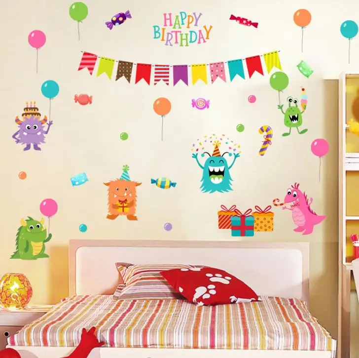 creativity happy monster wall sticker for Kindergarten decoration Baby Wall Sticker Home party Decoration
creativity happy monster wall sticker for Kindergarten decoration Baby Wall Sticker Home party Decoration