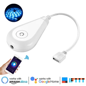 Remote Controller RGB LED Light Strip WIFI 2.4G DC12V Intelligent Wifi Controller Compatible Amazon Alexa, Google Home and IFTTT 
Remote Controller RGB LED Light Strip WIFI 2.4G DC12V Intelligent Wifi Controller Compatible Amazon Alexa, Google Home and IFTTT
