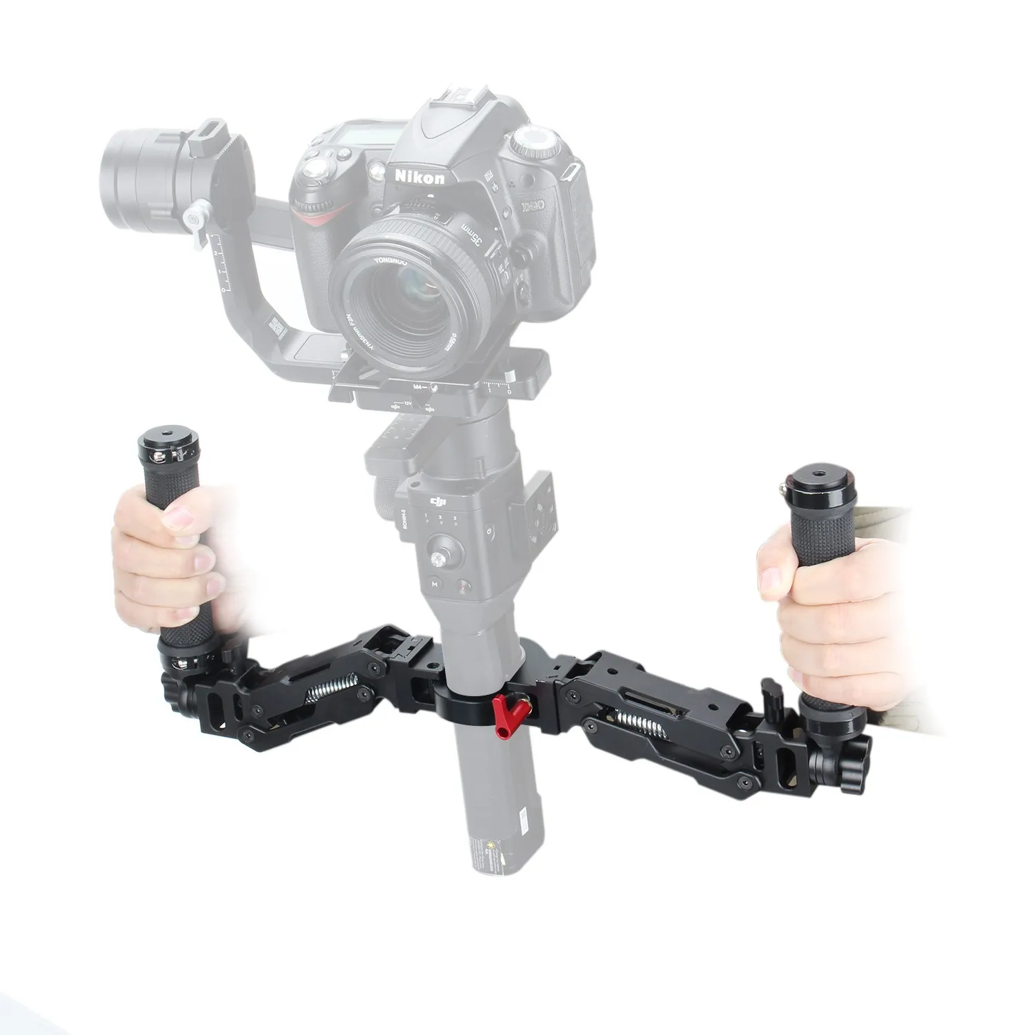 EACHSHOT Z-Axis 5 Axis Spring Dual Handle Grip Gimbal Handheld Handlebar Kit for DJI Ronin-S Stabilizer Accessories
EACHSHOT Z-Axis 5 Axis Spring Dual Handle Grip Gimbal Handheld Handlebar Kit for DJI Ronin-S Stabilizer Accessories