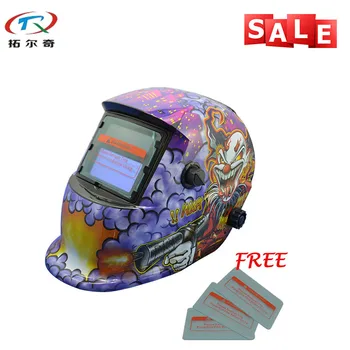 Purple Solar Energy Lithium Battery Protective Lenses Shade 9-13 Darkening Welding Helmet/Welding Mask TRQ-HD03 with 2200de
Purple Solar Energy Lithium Battery Protective Lenses Shade 9-13 Darkening Welding Helmet/Welding Mask TRQ-HD03 with 2200de