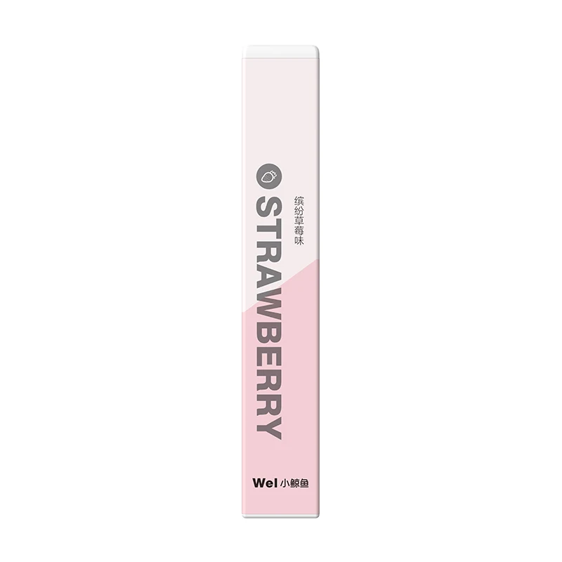 Wel Baby Whale 500 Puffs Disposable Electronic Cigarette Strawberry Flavor Summer Lady Girl Hookah Shisha Vaporizer Pod Vape Pen
Wel Baby Whale 500 Puffs Disposable Electronic Cigarette Strawberry Flavor Summer Lady Girl Hookah Shisha Vaporizer Pod Vape Pen