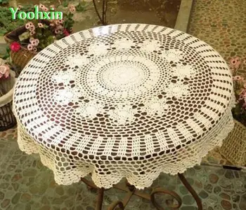 Luxury Lace Cotton Crochet tablecloth Table cloth towel round handmade Table Cover New Year 2021 Christmas wedding decoration
Luxury Lace Cotton Crochet tablecloth Table cloth towel round handmade Table Cover New Year 2021 Christmas wedding decoration