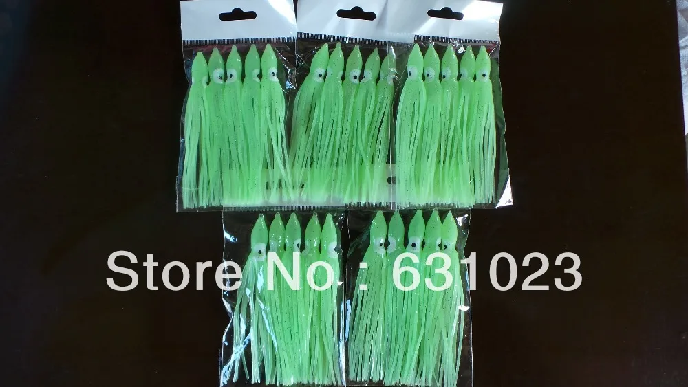 MR OCTOPUS 50pcs 12cm , fishing lure.soft lure , octopus lure, squid jigs, ,glow in dark .fishing skirts. fishing accessory.
MR OCTOPUS 50pcs 12cm , fishing lure.soft lure , octopus lure, squid jigs, ,glow in dark .fishing skirts. fishing accessory.