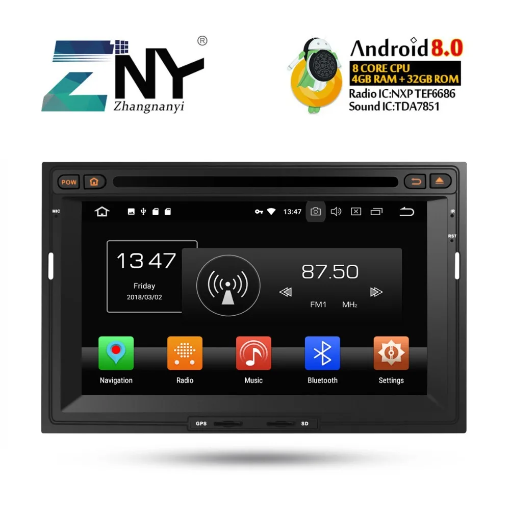 7 "HD Android 8 0 Автомобильный GPS стерео для Peugeot 3008 5008 Авто Радио FM RDS WiFi Навигация BT