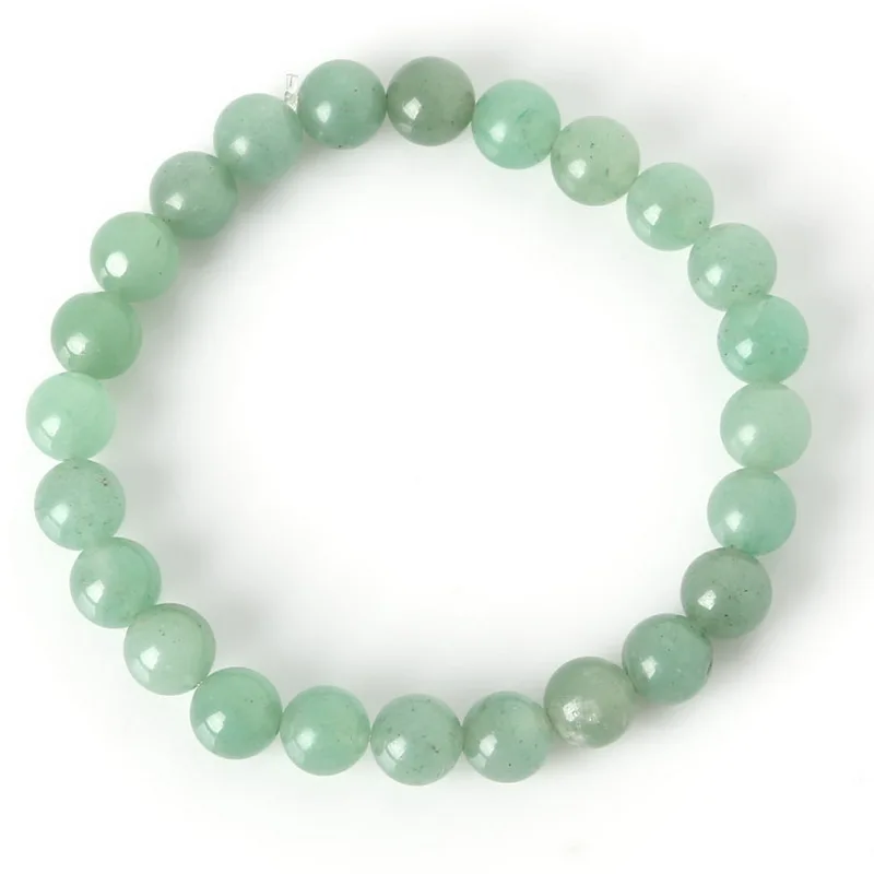 New Product Natural Stone 8mm Green Aventurine Beads Bracelets Bangles with Elastic Rope for Men and Women Fashion Jewelry
New Product Natural Stone 8mm Green Aventurine Beads Bracelets Bangles with Elastic Rope for Men and Women Fashion Jewelry