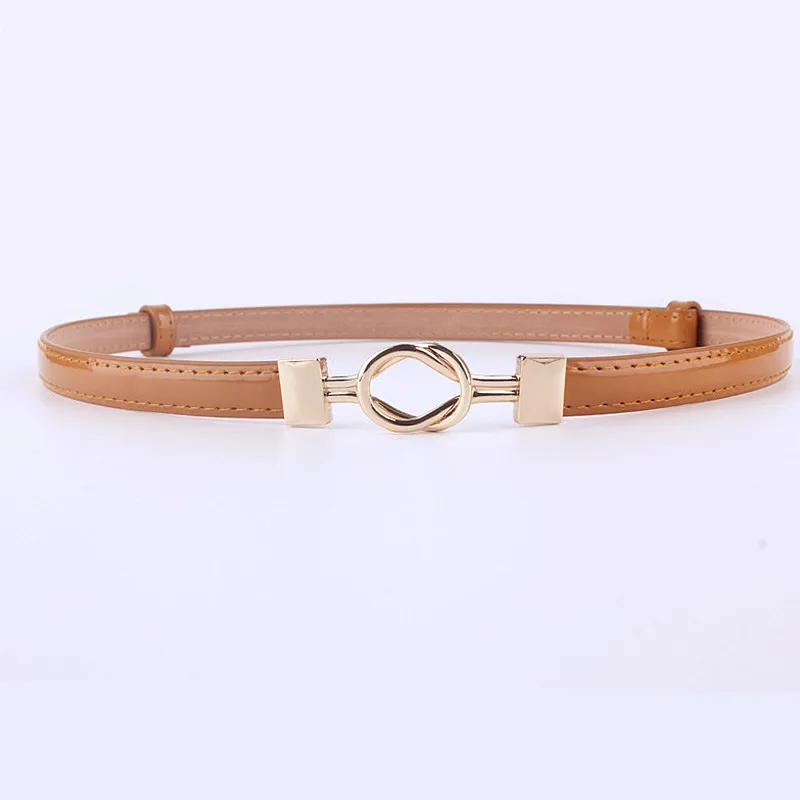 fashion Adjustable patent leather waist girdle dress belts for women dresses female ladies waistband straps casual golden buckle 
fashion Adjustable patent leather waist girdle dress belts for women dresses female ladies waistband straps casual golden buckle