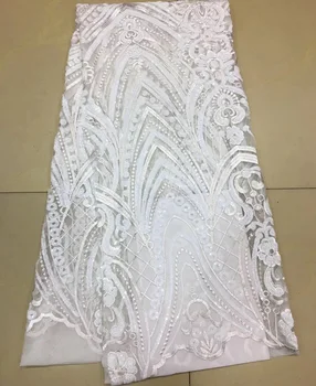 Free shipping (5yards/pc) white color African sequins net lace fabric beautiful French lace fabric with embroidery FSQX16
Free shipping (5yards/pc) white color African sequins net lace fabric beautiful French lace fabric with embroidery FSQX16