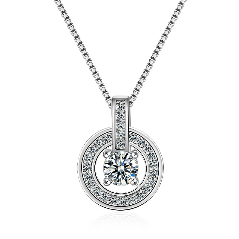 925 Sterling Silver New Fashion Shiny Zircon Pendant Necklaces for Women Box Chain Jewelry Christmas Gift Hot Sale Wholesale
925 Sterling Silver New Fashion Shiny Zircon Pendant Necklaces for Women Box Chain Jewelry Christmas Gift Hot Sale Wholesale