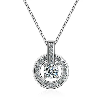 925 Sterling Silver New Fashion Shiny Zircon Pendant Necklaces for Women Box Chain Jewelry Christmas Gift Hot Sale Wholesale
925 Sterling Silver New Fashion Shiny Zircon Pendant Necklaces for Women Box Chain Jewelry Christmas Gift Hot Sale Wholesale
