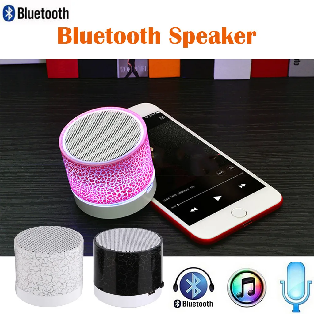 Bluetooth Speaker Mini Wireless Loudspeaker Crack LED For TF USB Subwoofer bluetooth Speakers mp3 stereo audio music player
Bluetooth Speaker Mini Wireless Loudspeaker Crack LED For TF USB Subwoofer bluetooth Speakers mp3 stereo audio music player