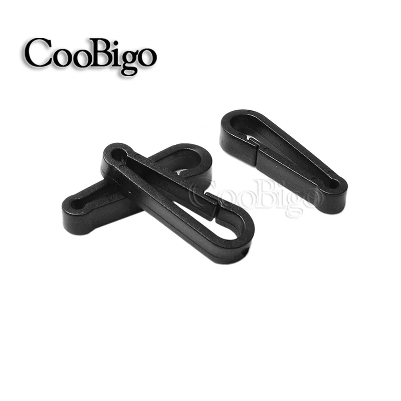 20pcs Plastic Black Gloves Hook Buckles Snap Hook With O-Ring Used For Shower Curtains Backpack Bag Parts Accessories
20pcs Plastic Black Gloves Hook Buckles Snap Hook With O-Ring Used For Shower Curtains Backpack Bag Parts Accessories