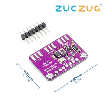 Si5351 Si5351A Clock Breakout Board Precision 25MHz Crystal Controller Signal
Si5351 Si5351A Clock Breakout Board Precision 25MHz Crystal Controller Signal
