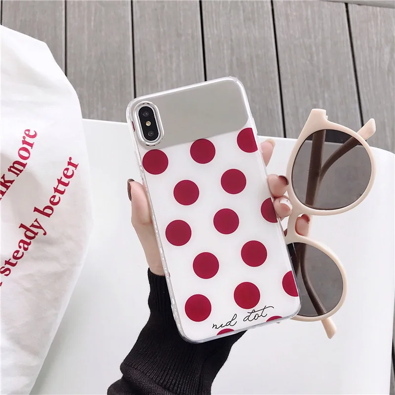 Case For Iphone XR Case Iphone 7 6 6s 8 Plus Cute Heart Phone Cover With Makeup Mirror For Iphone X XS Mas Girl Case 2019 Case For Iphone XR Case Iphone 7 6 6s 8 Plus Cute Heart Phone Cover With Makeup Mirror For Iphone X XS Mas Girl Case 2019