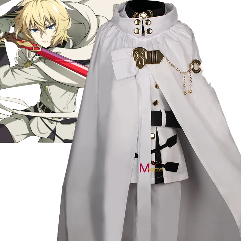 Anime Seraph Of The End Mikaela Hyakuya Cosplay Costume Owari no Seraph Costumes with Wig For Men
Anime Seraph Of The End Mikaela Hyakuya Cosplay Costume Owari no Seraph Costumes with Wig For Men