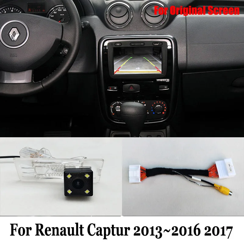 Car Backup Camera With 24Pin Adapter Cable For Renault Captur 2014~2018 / OEM Monitor Compatible Rear View Camera / HD
Car Backup Camera With 24Pin Adapter Cable For Renault Captur 2014~2018 / OEM Monitor Compatible Rear View Camera / HD