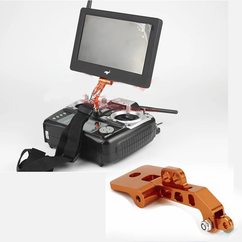RC FPV Monitor Mount Holder Display Mounting Bracket For DJI JR Futaba Frsky FS-i6 JR Radiolink at9 Transmitter Aluminum Alloy
RC FPV Monitor Mount Holder Display Mounting Bracket For DJI JR Futaba Frsky FS-i6 JR Radiolink at9 Transmitter Aluminum Alloy