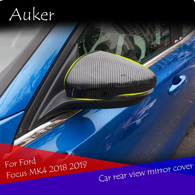 Car Rearview Mirror Cover Finish Chrome Carbon Fiber Protector Auto Accessories 2Pcs/Set For Ford Focus MK4 2018 2019
Car Rearview Mirror Cover Finish Chrome Carbon Fiber Protector Auto Accessories 2Pcs/Set For Ford Focus MK4 2018 2019