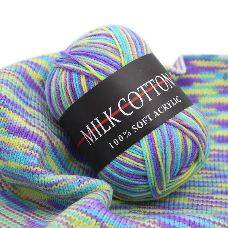 ZYFMPTEX 6pieces 1.8mm width High Quality Multi-color Gradient Milk Cotton Hand-Knitted Cashmere Yarn Wool Knitting Crochet Yarn
ZYFMPTEX 6pieces 1.8mm width High Quality Multi-color Gradient Milk Cotton Hand-Knitted Cashmere Yarn Wool Knitting Crochet Yarn