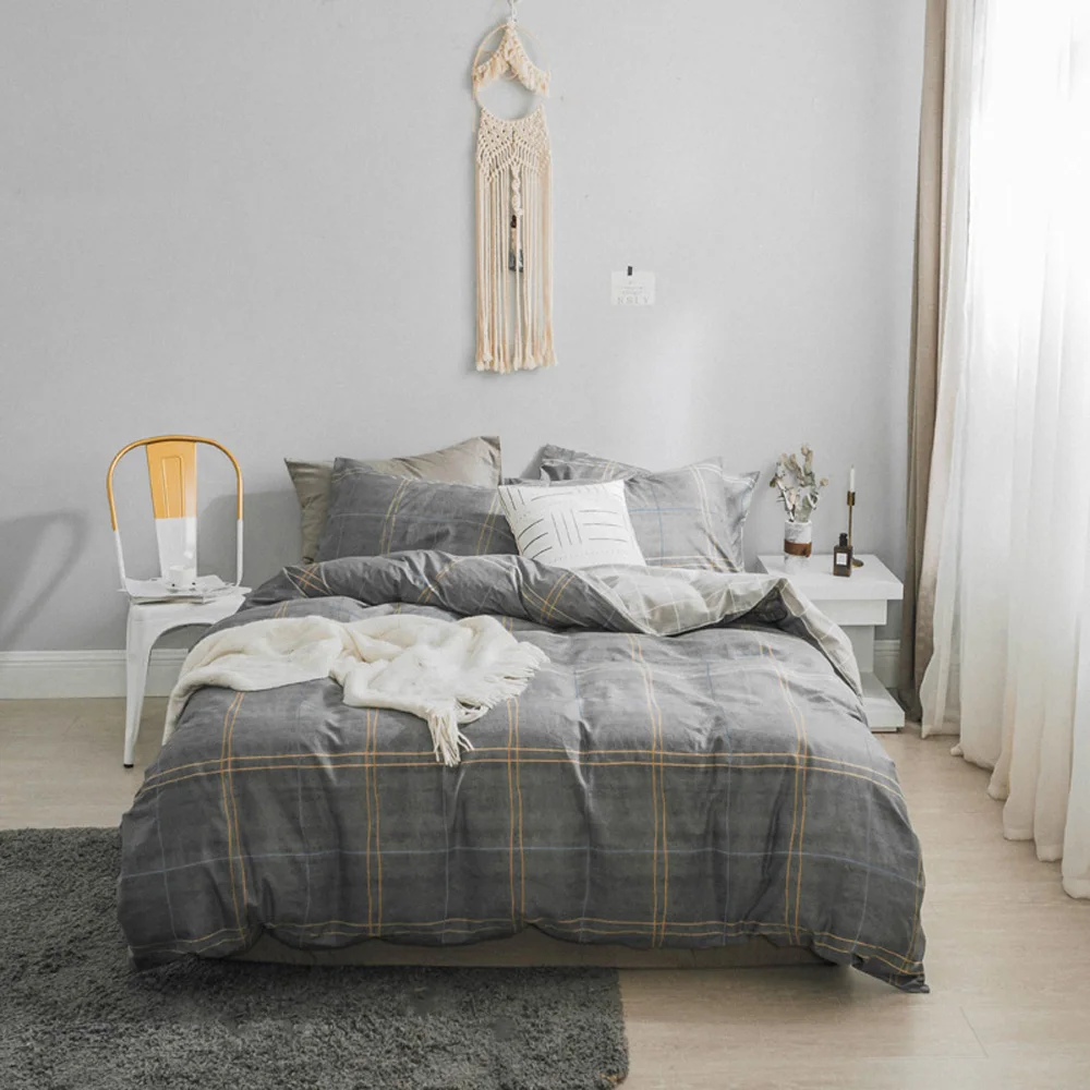 2018 Yellow Lines Grey Bedding Set Print Bedlinens Ru Europe Double Queen Size Duvet Cover Set Cotton Fabric Pillowcases
2018 Yellow Lines Grey Bedding Set Print Bedlinens Ru Europe Double Queen Size Duvet Cover Set Cotton Fabric Pillowcases