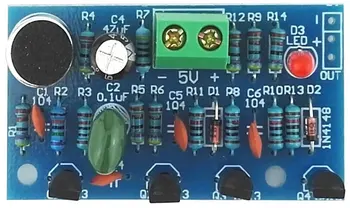 Voice Activated Clapping Switch Kit, Spare Parts, Electronic DIY Fun Production Kit
Voice Activated Clapping Switch Kit, Spare Parts, Electronic DIY Fun Production Kit