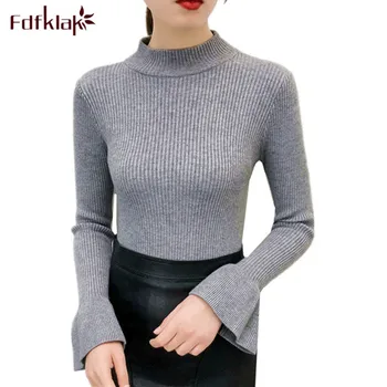 Fdfklak Autumn Winter Sweater Women Long Sleeve Pullover Women's Basic Sweaters Women Top 2019 Korean Style Knit Tops Femme
Fdfklak Autumn Winter Sweater Women Long Sleeve Pullover Women's Basic Sweaters Women Top 2019 Korean Style Knit Tops Femme