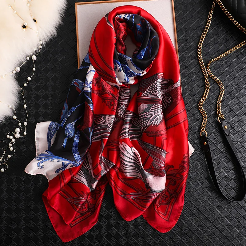 2019 women Flower quality scarf fashion beautiful soft silk scarves lady shawl Foulard Beach hijab wrap foulard bandanna muffler
2019 women Flower quality scarf fashion beautiful soft silk scarves lady shawl Foulard Beach hijab wrap foulard bandanna muffler