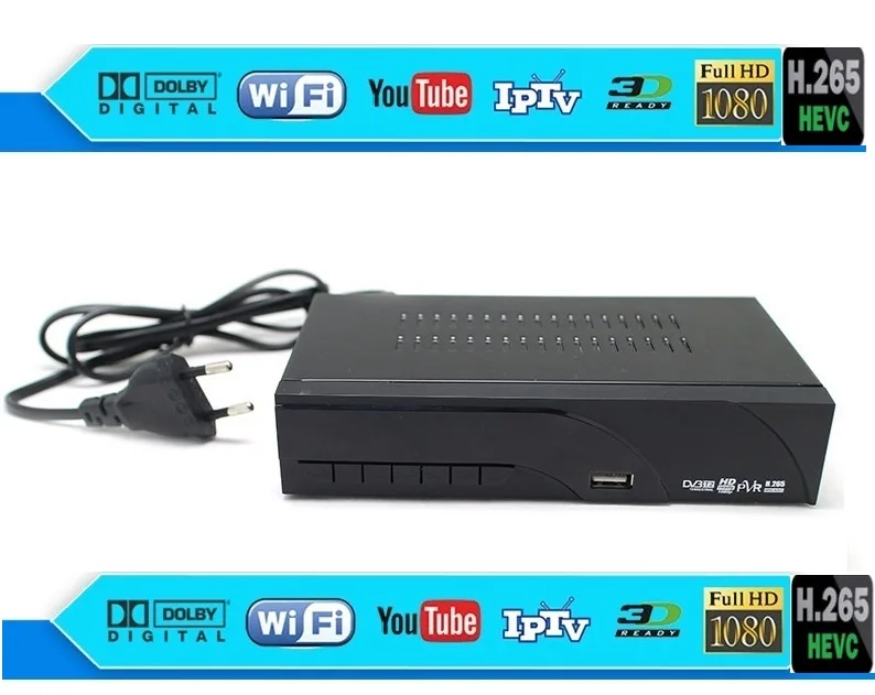 Digital DVB-T2 H.265 HEVC set top box H.265 Terrestrial Receiver with Ethernet internet ,AV,TV Scart, youtube,iptv
Digital DVB-T2 H.265 HEVC set top box H.265 Terrestrial Receiver with Ethernet internet ,AV,TV Scart, youtube,iptv