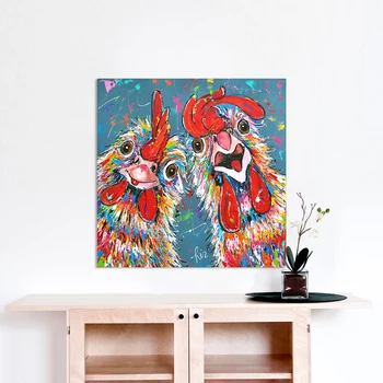 HDARTISAN Vrolijk Schilderij Wall Art Canvas Painting Animal Picture Prints Home Decor Crazy chickens No Frame
HDARTISAN Vrolijk Schilderij Wall Art Canvas Painting Animal Picture Prints Home Decor Crazy chickens No Frame