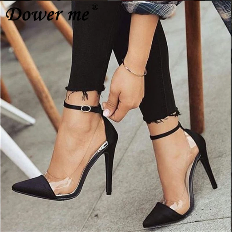 Patchwork Clear PVC Transparent Pumps Sandals Perspex Heel Stilettos High Heels Point Toes Womens Party Shoes Nightclub Pump 43
Patchwork Clear PVC Transparent Pumps Sandals Perspex Heel Stilettos High Heels Point Toes Womens Party Shoes Nightclub Pump 43