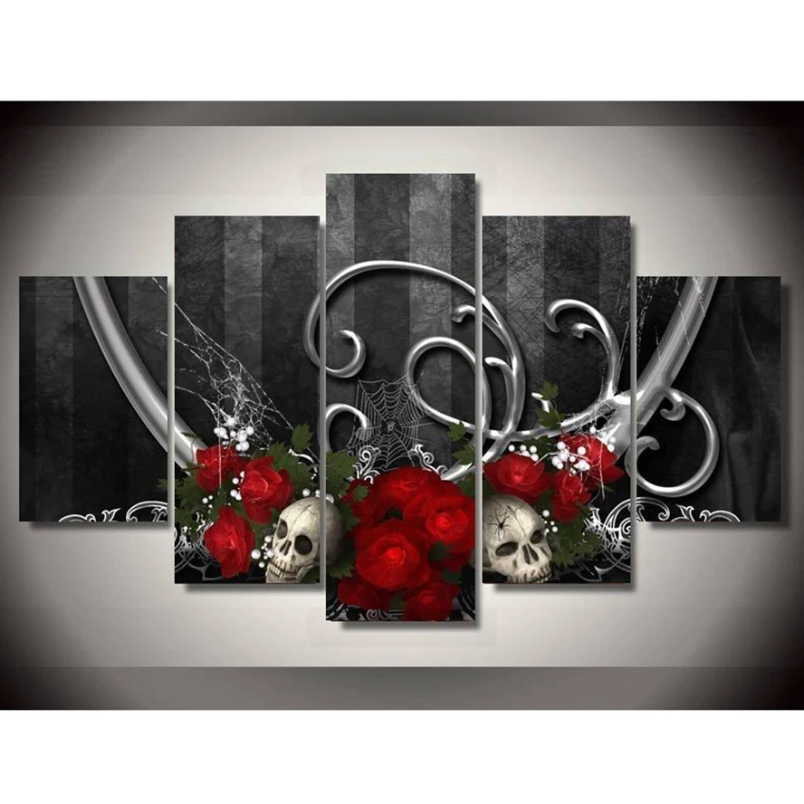 Skull rose rhinestones wall painting crafts diamond mosaic full square diamond embroidery needlework for home decor gifts HL306
Skull rose rhinestones wall painting crafts diamond mosaic full square diamond embroidery needlework for home decor gifts HL306