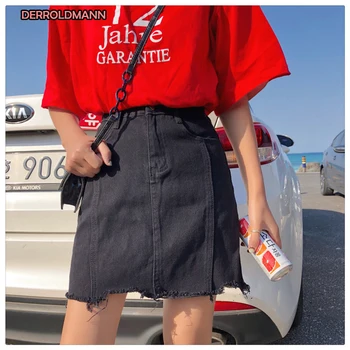 High Waist Summer Skirt Women Denim Cotton Short Skirt with Tassels Pocket Zipper Button Women
High Waist Summer Skirt Women Denim Cotton Short Skirt with Tassels Pocket Zipper Button Women
