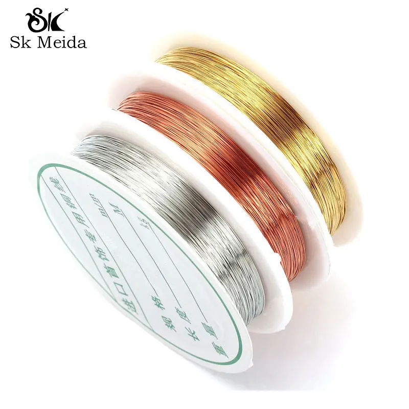 0.2 30M/Roll Copper Wire To Bead Diy Bracelet Earring Making Cords Beading Wire Schmuckdraht Jewelry Findings Brass Rope 1pc/lot
0.2 30M/Roll Copper Wire To Bead Diy Bracelet Earring Making Cords Beading Wire Schmuckdraht Jewelry Findings Brass Rope 1pc/lot