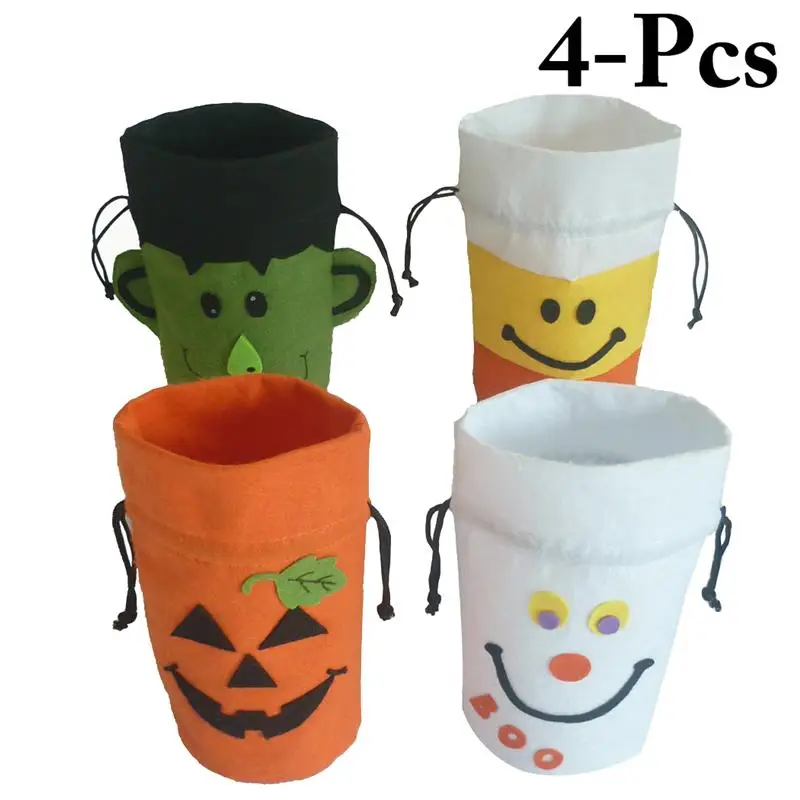 4PCS Halloween Drawstring Bags Pumpkin Ghost Witch Corn Designed Drawstring Gifts Bags Candy Bags
4PCS Halloween Drawstring Bags Pumpkin Ghost Witch Corn Designed Drawstring Gifts Bags Candy Bags