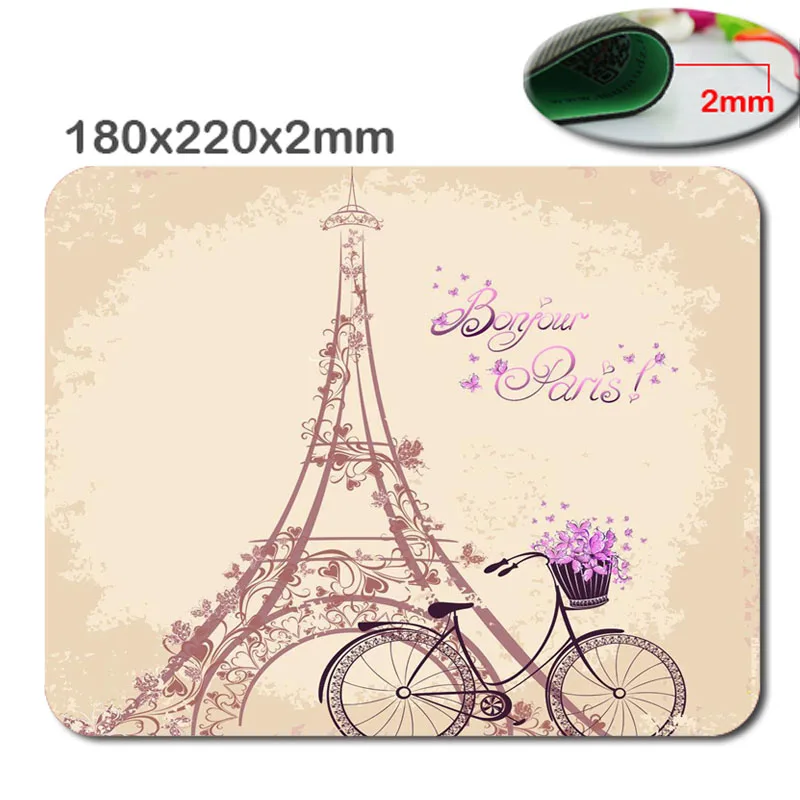Eiffel Tower Love Paris Rectangle Mouse Pad Personalized Custom Standard Oblong Mouse Pad Gaming Mousepad in 220mm*180mm*2mm
Eiffel Tower Love Paris Rectangle Mouse Pad Personalized Custom Standard Oblong Mouse Pad Gaming Mousepad in 220mm*180mm*2mm