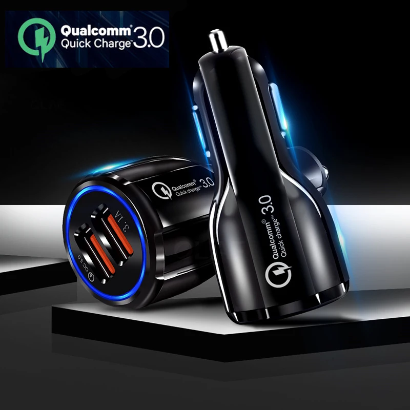 Car USB Charger Quick Charge 3.0 2.0 Mobile Phone Charger 2 Port USB Fast Car Charger For iPhone Samsung Tablet Car-Charger
Car USB Charger Quick Charge 3.0 2.0 Mobile Phone Charger 2 Port USB Fast Car Charger For iPhone Samsung Tablet Car-Charger