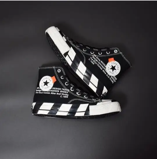 Fashion Women Sneakers off Casual Shoes Flats white high top Canvas shoes black top quality men Espadrille Skateboarding Shoes
Fashion Women Sneakers off Casual Shoes Flats white high top Canvas shoes black top quality men Espadrille Skateboarding Shoes
