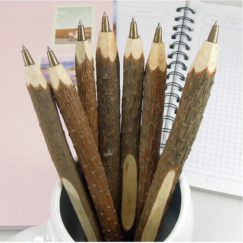 1pcs/lot Vintage handmade wood ball point pen Environmental ball pen twig wooden pen Zakka wedding pen school office supplies
1pcs/lot Vintage handmade wood ball point pen Environmental ball pen twig wooden pen Zakka wedding pen school office supplies