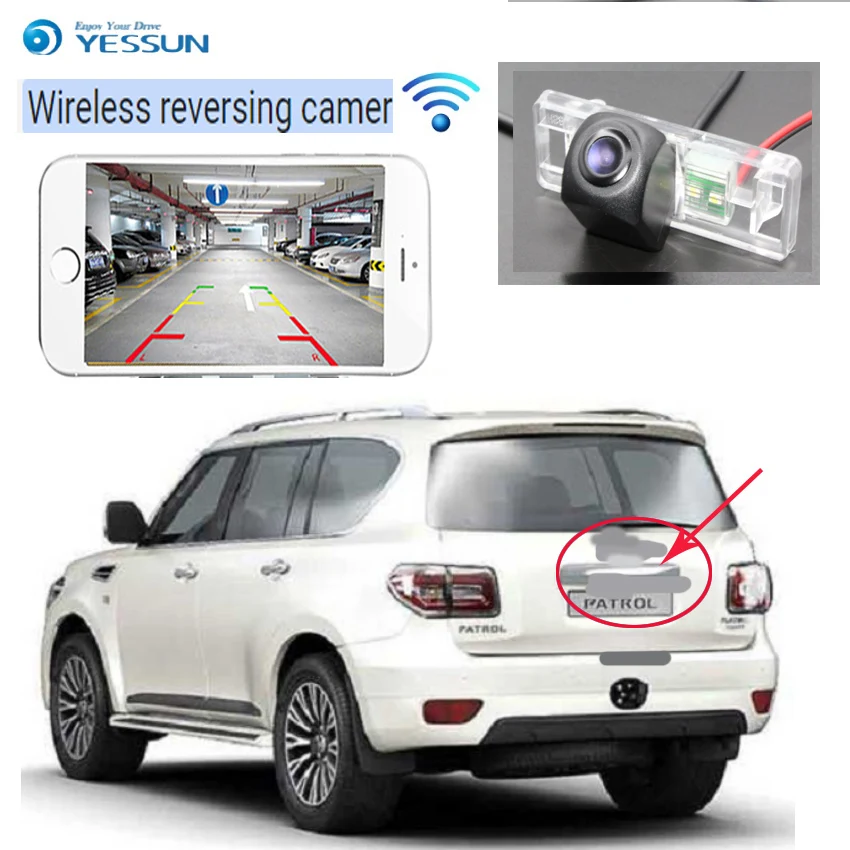 YESSUN car hd wireless rear view camera For Nissan Patrol Royale 2010~2016 Night Vision backup camera license plate lamp camer
YESSUN car hd wireless rear view camera For Nissan Patrol Royale 2010~2016 Night Vision backup camera license plate lamp camer
