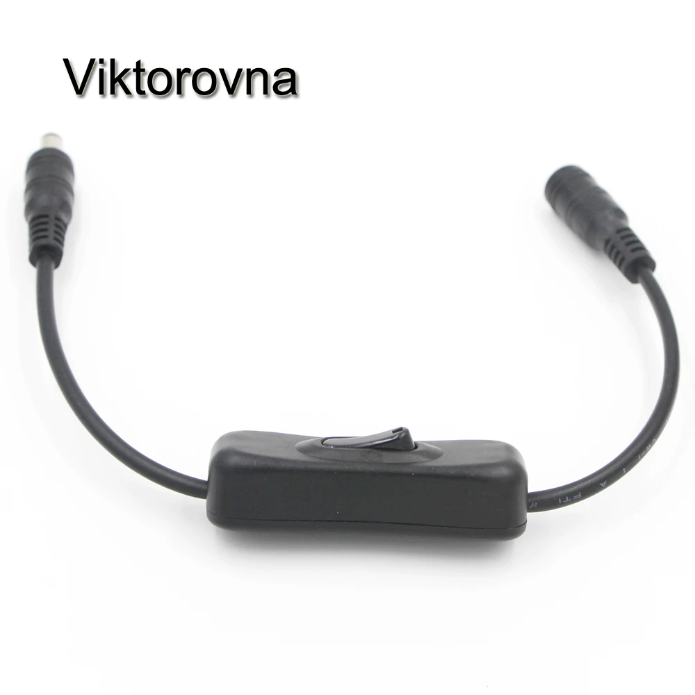 2 1x5 5 мм 28 см DC In Line On Off Switch Jack провод Женский Мужской кабель питания разъем адаптер