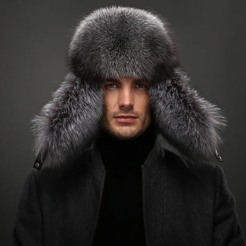 Ushanka Winter Caps bomber mens winter hats ear flaps soft genuine sheepskin leather men's Caps Fox Raccoon Fur
Ushanka Winter Caps bomber mens winter hats ear flaps soft genuine sheepskin leather men's Caps Fox Raccoon Fur