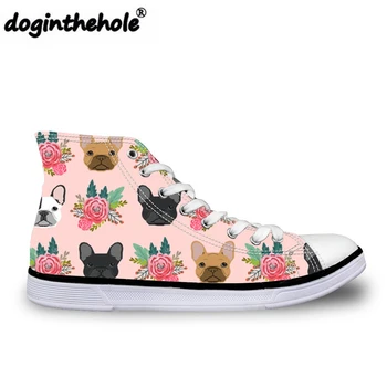 doginthehole High Top Canvas Shoes Women French Bulldog Printing Classic Vulcanized Shoes for Girls School Sneakers Summer Flats 
doginthehole High Top Canvas Shoes Women French Bulldog Printing Classic Vulcanized Shoes for Girls School Sneakers Summer Flats