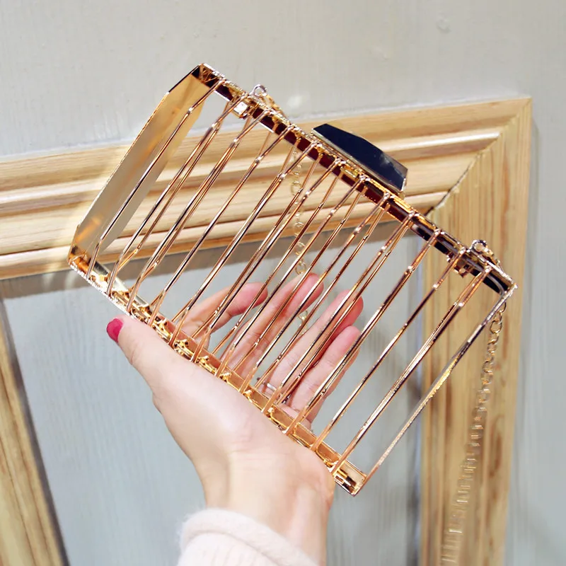 Women Banqute Handbag Metal Hollow Mini Square Shoulder Bag Ladies Chain Evening Clutch Bags C186
Women Banqute Handbag Metal Hollow Mini Square Shoulder Bag Ladies Chain Evening Clutch Bags C186