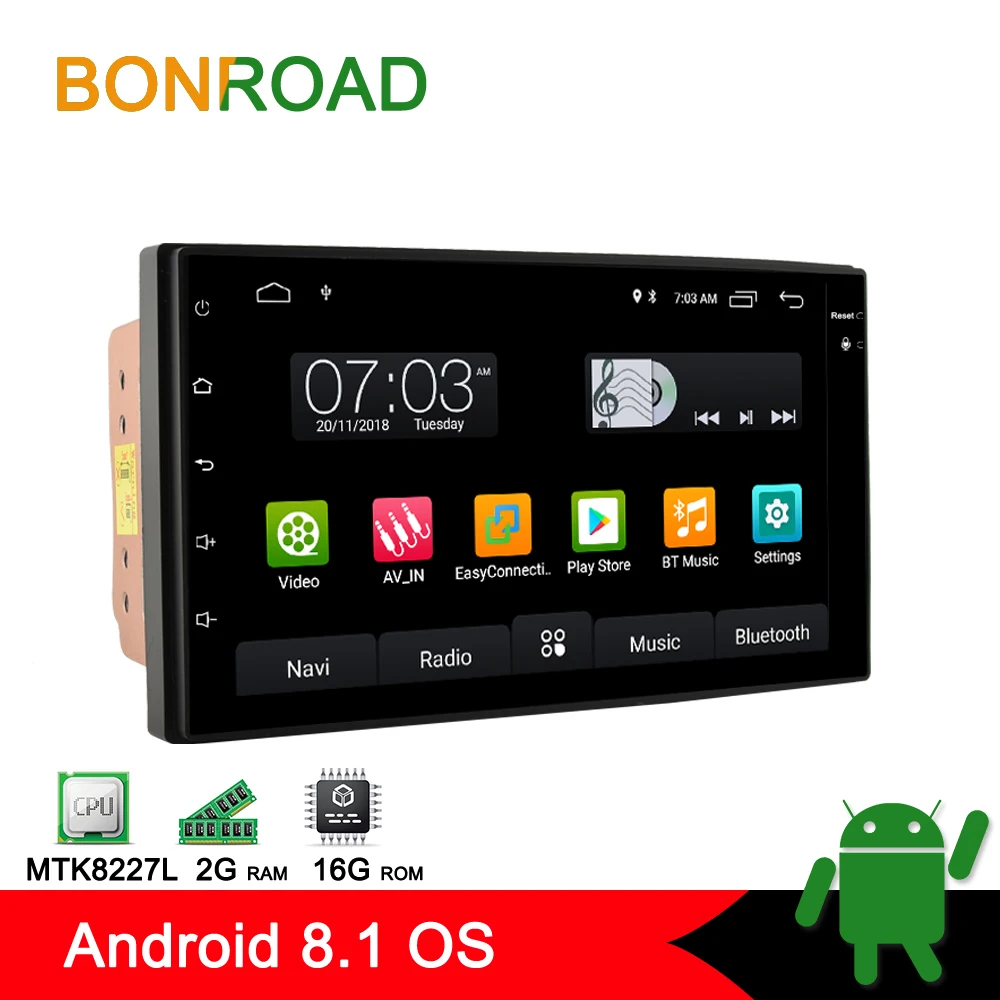 Bonroad 2DIN 7-inch Car Multimedia Player Universal Radio Car Stereo Audio MP5 Player Audio Stereo Multimedia MP4/MP5/FM/USB/AUX
Bonroad 2DIN 7-inch Car Multimedia Player Universal Radio Car Stereo Audio MP5 Player Audio Stereo Multimedia MP4/MP5/FM/USB/AUX