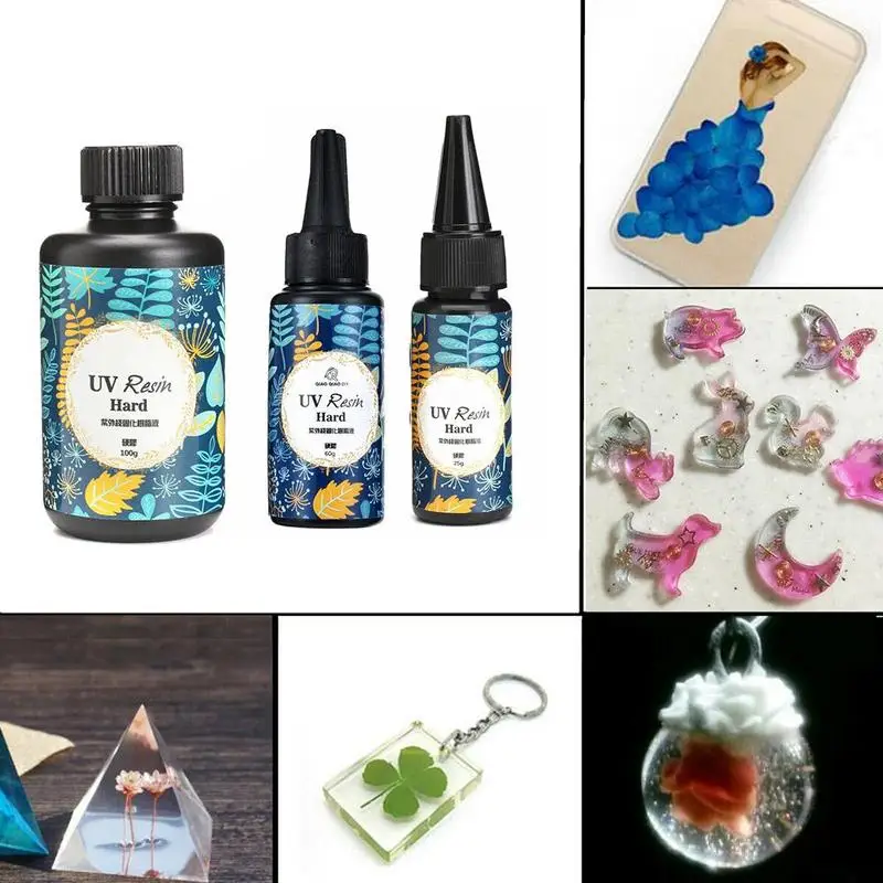 UV Resin Glue Clear Gel Hard Type Solar Ultraviolet Solidify Cure Resin Activated Crafts For DIY Jewelry Mold Glue
UV Resin Glue Clear Gel Hard Type Solar Ultraviolet Solidify Cure Resin Activated Crafts For DIY Jewelry Mold Glue