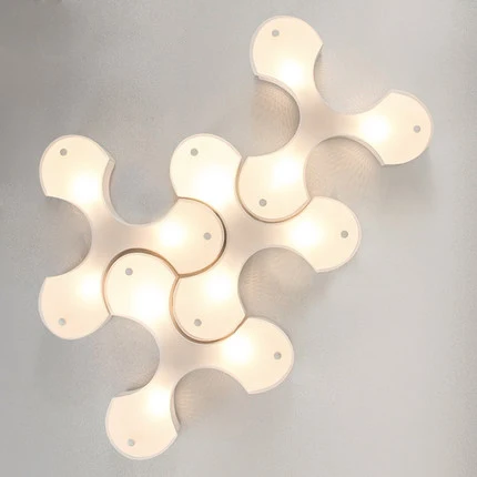 Nordic Modern Creative Geometric AC 110/240V 3W LED Glass Iron Ceiling Light Home Lighting Living Room Dining Study Foyer Aisle
Nordic Modern Creative Geometric AC 110/240V 3W LED Glass Iron Ceiling Light Home Lighting Living Room Dining Study Foyer Aisle