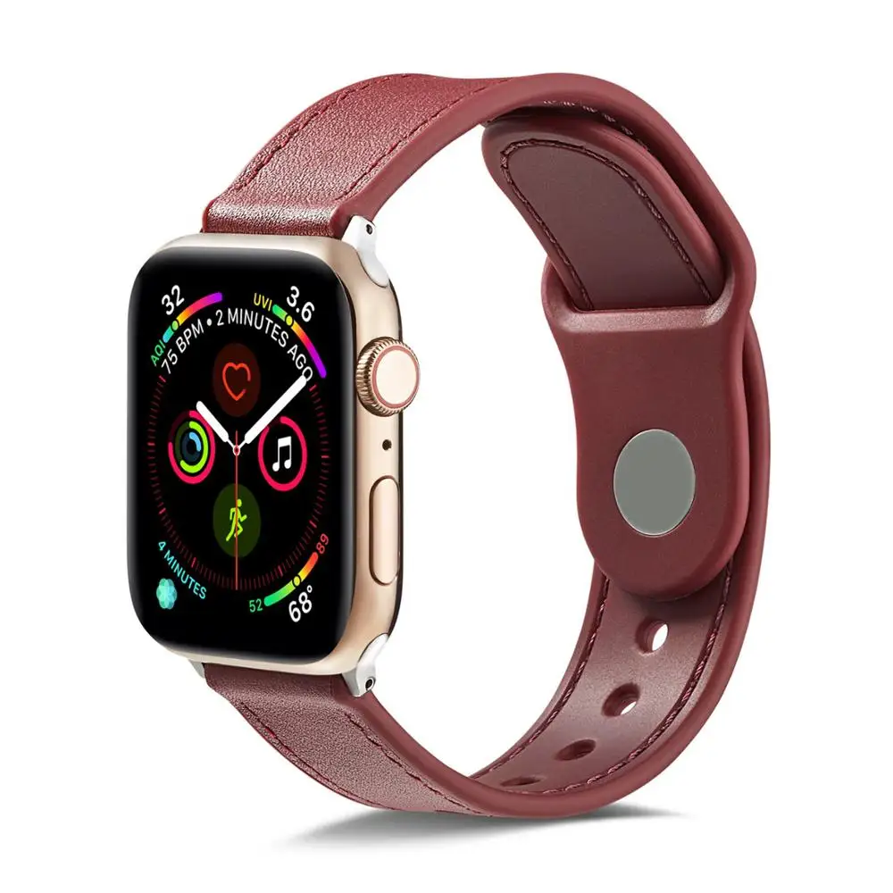 Watch Band for Apple Watch 4 3 2 1 Bands 42mm 40mm 44mm 38mm Handmade Genuine Leather iWatch Strap 44mm 38mm Bracelet
Watch Band for Apple Watch 4 3 2 1 Bands 42mm 40mm 44mm 38mm Handmade Genuine Leather iWatch Strap 44mm 38mm Bracelet
