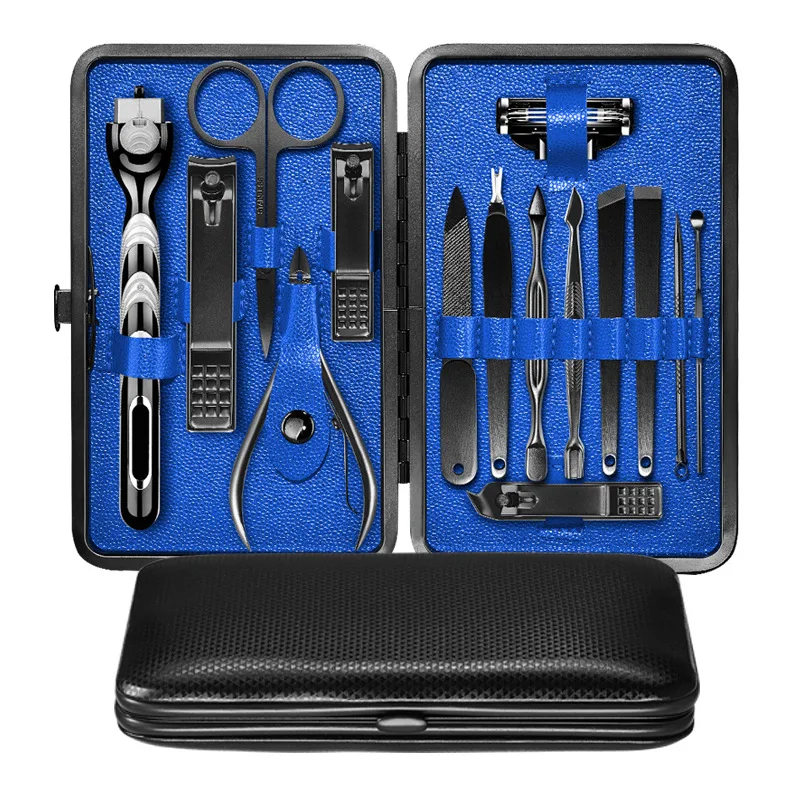 15pcs Nail Clipper Set Large Nail Scissors Razor Shaving Nose Exfoliating Trimming Nail Care Tools Kit Men Gifts
15pcs Nail Clipper Set Large Nail Scissors Razor Shaving Nose Exfoliating Trimming Nail Care Tools Kit Men Gifts