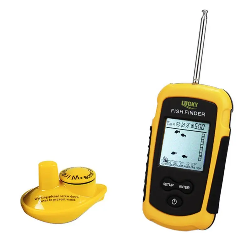 New Outdoor Portable 40m Depth Range FFW1108-1 Wireless Fish Finder Fishfinder 40m Depth Range Ocean Lake Sea Fishing
New Outdoor Portable 40m Depth Range FFW1108-1 Wireless Fish Finder Fishfinder 40m Depth Range Ocean Lake Sea Fishing