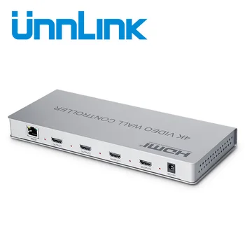 Unnlink Video Wall Controller 1 HDMI/DVI Input 4 HDMI Output 2x2 4 Images Stitching Image Processor 4 TV Shows a Screen Splicing
Unnlink Video Wall Controller 1 HDMI/DVI Input 4 HDMI Output 2x2 4 Images Stitching Image Processor 4 TV Shows a Screen Splicing