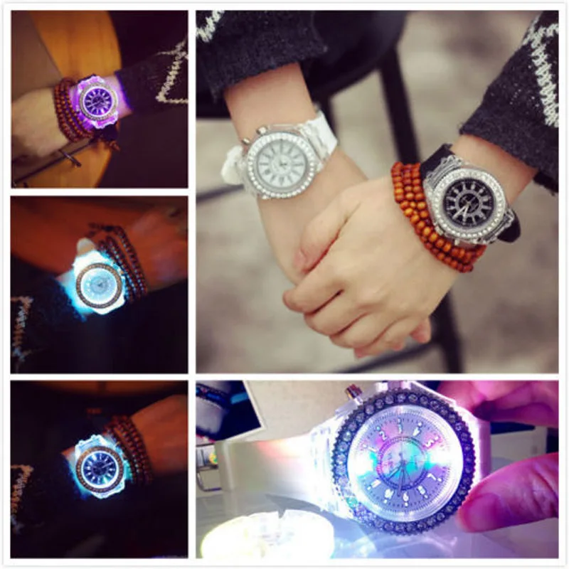 luminous led watch